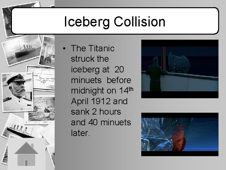 The Titanic Disaster by Hannah Contents Construction Facilities