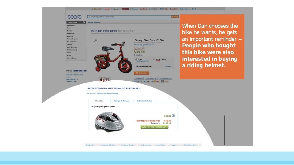 When Dan chooses the bike he wants, he gets an important reminder – People