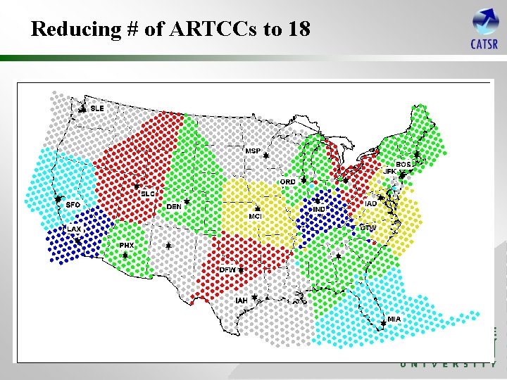 Reducing # of ARTCCs to 18 
