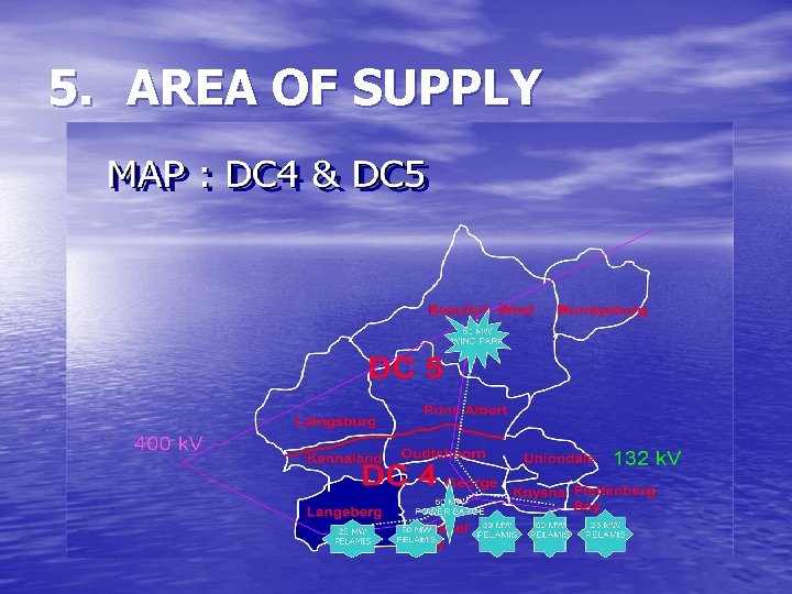 5. AREA OF SUPPLY 