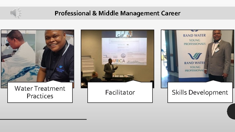 Professional & Middle Management Career Water Treatment Practices Facilitator Skills Development 