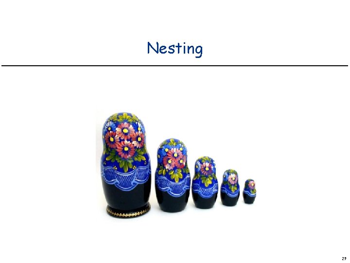 Nesting 29 Nesting 29