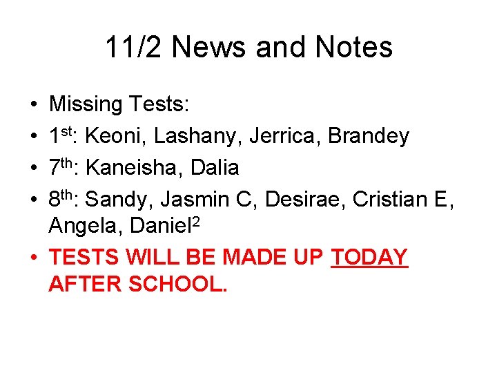 112 Bell Ringer Step 1 Grab todays handout