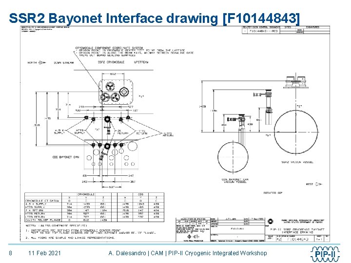 SSR 2 Bayonet Interface drawing [F 10144843] 8 11 Feb 2021 A. Dalesandro |