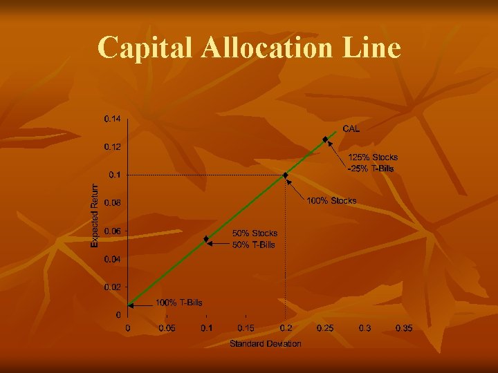 Capital Allocation Line Capital Allocation Line