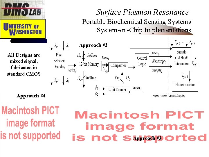 Surface Plasmon Resonance Portable Biochemical Sensing Systems System-on-Chip Implementations Approach #2 All Designs are