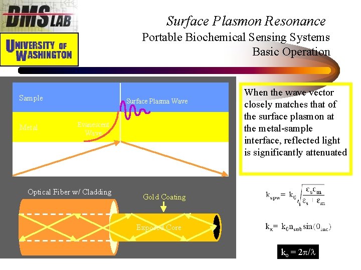 Surface Plasmon Resonance Portable Biochemical Sensing Systems Basic Operation Sample Metal Substrate Surface Plasma