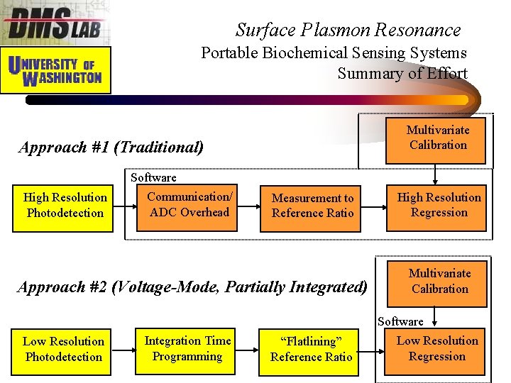 Surface Plasmon Resonance Portable Biochemical Sensing Systems Summary of Effort Multivariate Calibration Approach #1