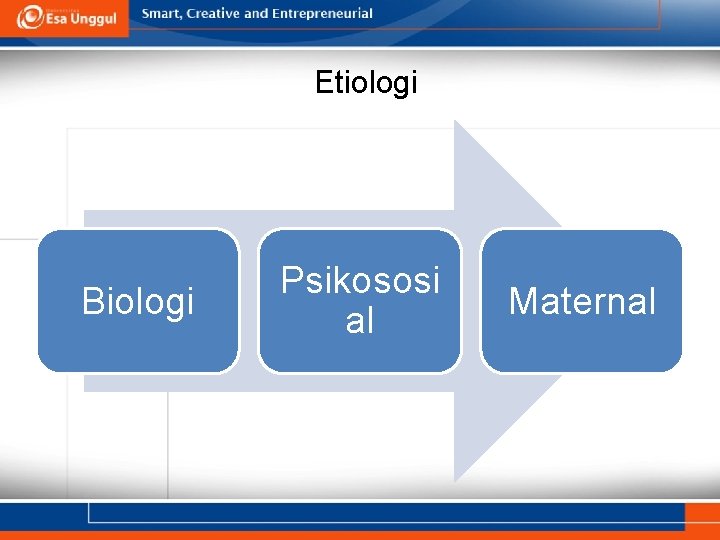 Etiologi Biologi Psikososi al Maternal 