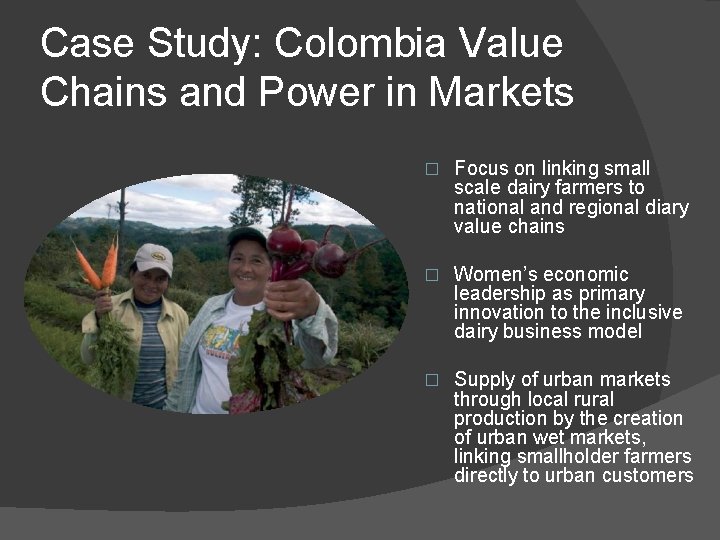 Latin America and the Caribbean SUSTAINABLE LIVELIHOODS Opportunities