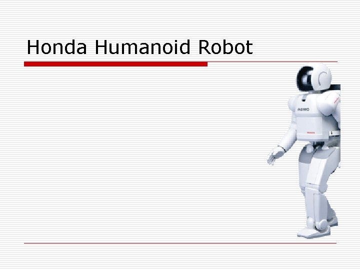 Honda Humanoid Robot 