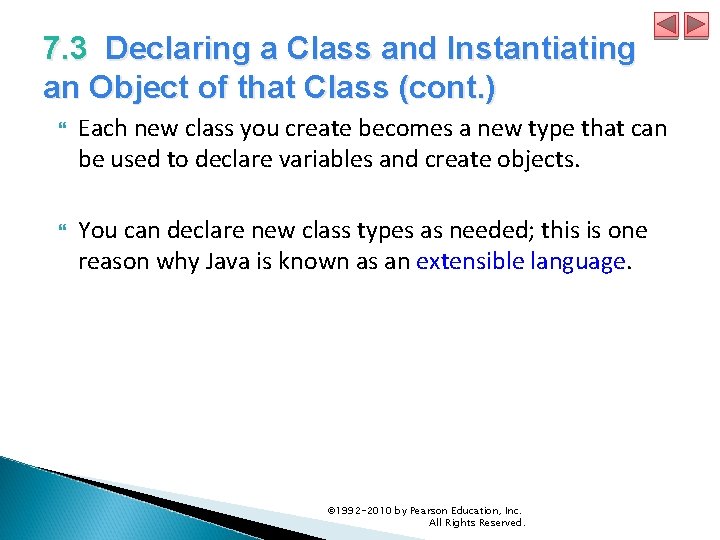 7. 3 Declaring a Class and Instantiating an Object of that Class (cont. )