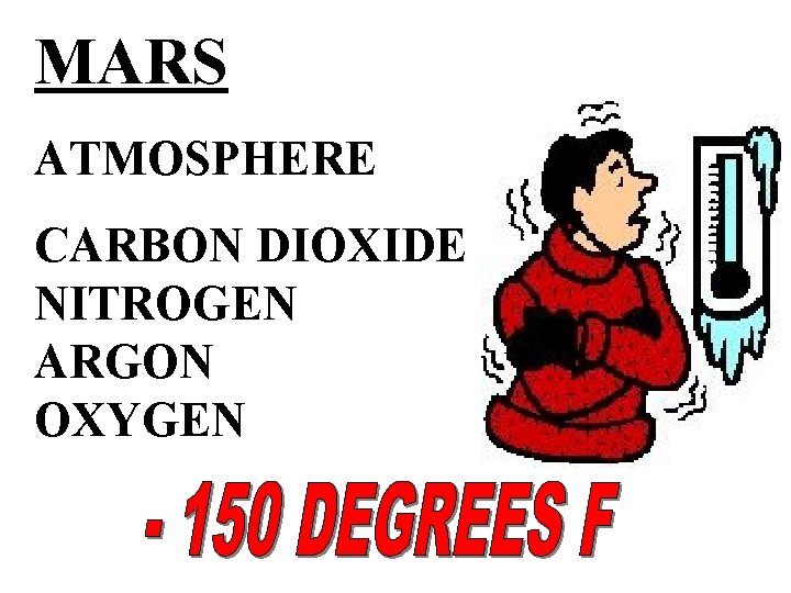 MARS ATMOSPHERE CARBON DIOXIDE NITROGEN ARGON OXYGEN 