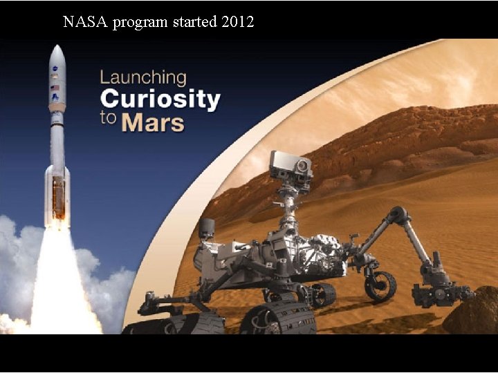 NASA program started 2012 