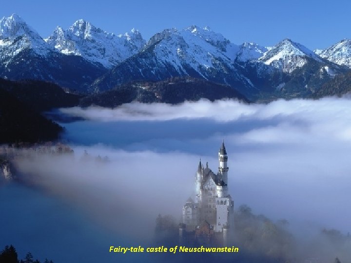 Fairy-tale castle of Neuschwanstein 