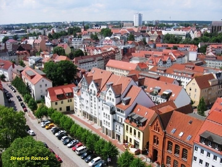 Street in Rostock 