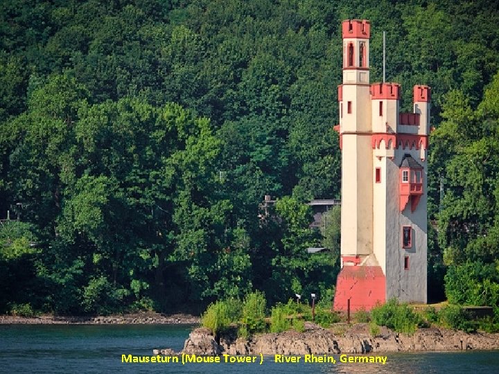 Mauseturn (Mouse Tower ) River Rhein, Germany 