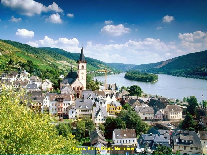 Hesse, Rhine River, Germany 