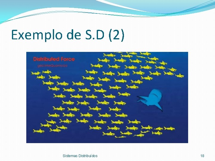 Exemplo de S. D (2) Sistemas Distribuídos 18 