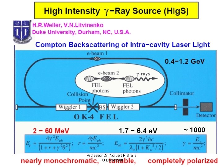 Professor Dr. Norbert Pietralla TU Darmstadt 