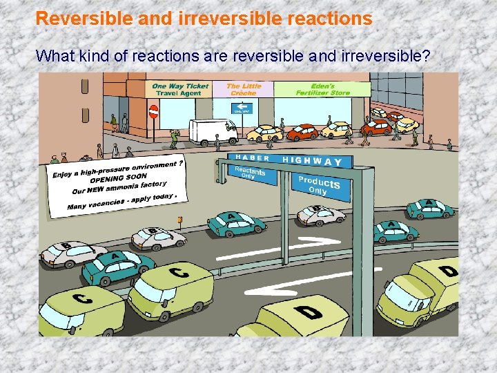 Reversible and irreversible reactions What kind of reactions are reversible and irreversible? 