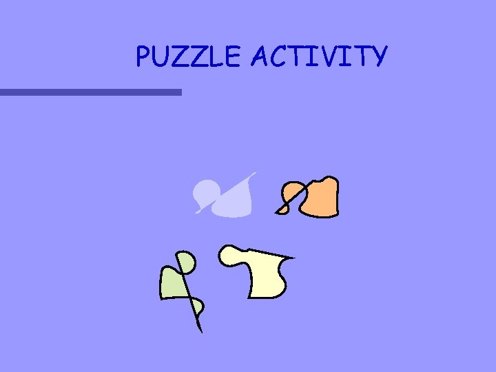 PUZZLE ACTIVITY 