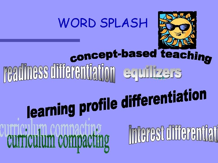 WORD SPLASH 
