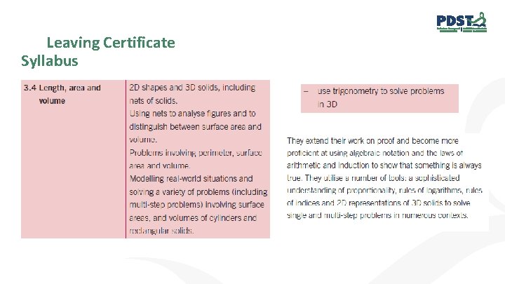 Leaving Certificate Syllabus 