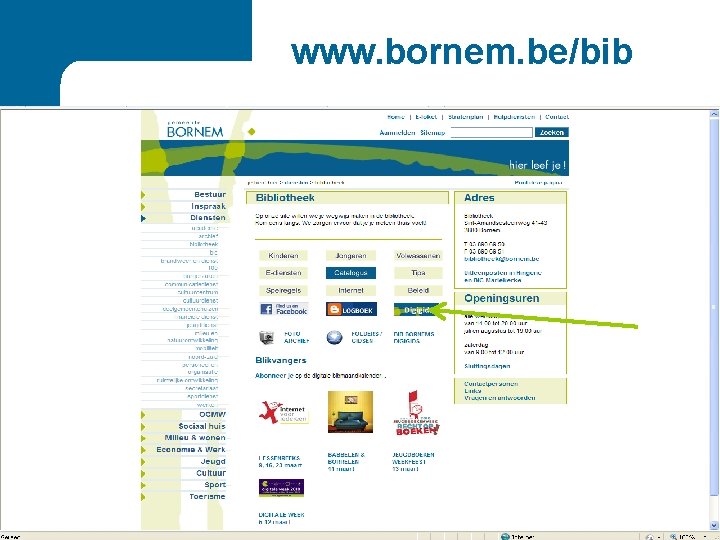 www. bornem. be/bib 