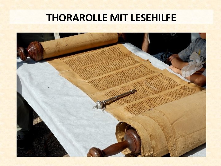 THORAROLLE MIT LESEHILFE 