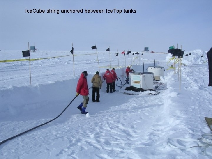 Ice. Cube string anchored between Ice. Top tanks 