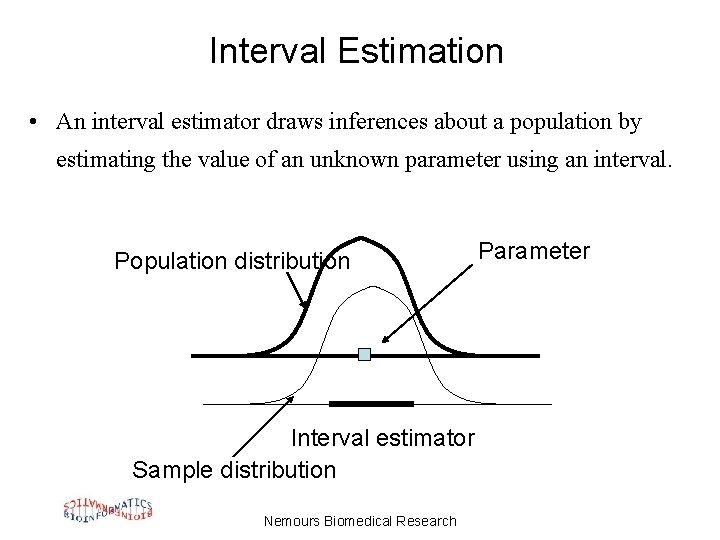 Interval Estimation • An interval estimator draws inferences about a population by estimating the