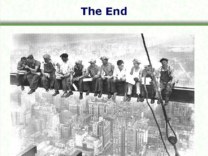 The End 