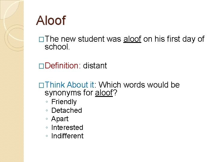 Ramona Quimby Age 8 Chapter 3 Vocabulary Words