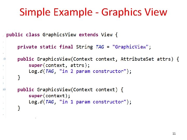 Simple Example - Graphics View 11 