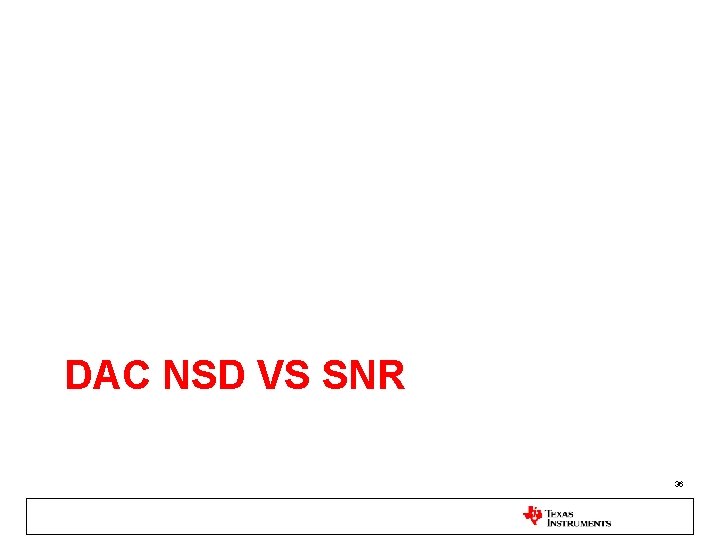 DAC NSD VS SNR 36 