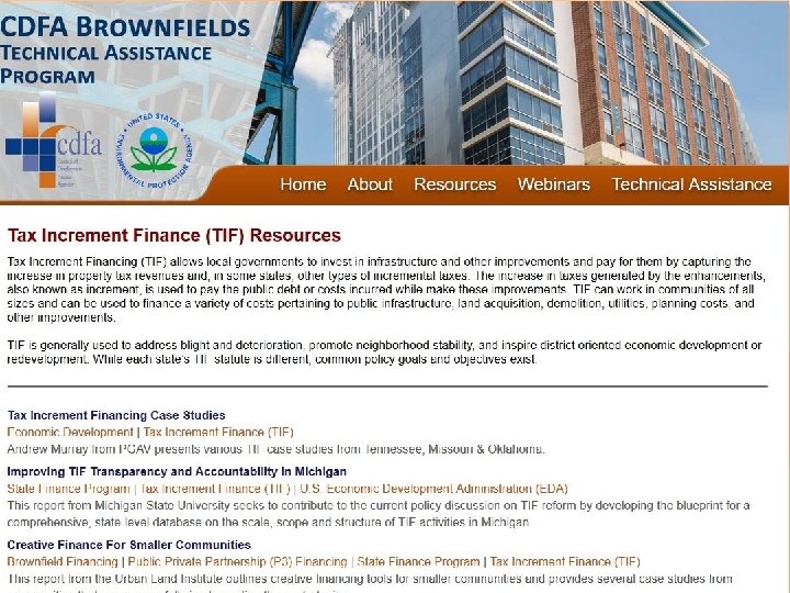 Financing Toolkit inar Series Project Marketplace Project Response