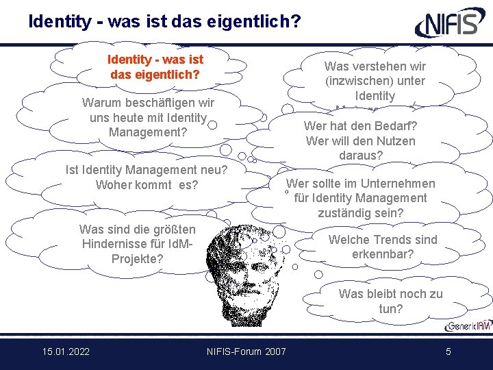 Identity - was ist das eigentlich? Warum beschäftigen wir uns heute mit Identity Management?