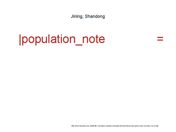 Jining, Shandong 1 |population_note = https: //store. theartofservice. com/itil-2011 -foundation-complete-certification-kit-fourth-edition-study-guide-ebook-and-online-course. html 