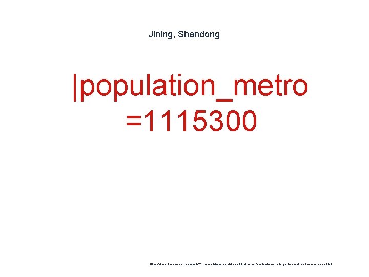 Jining, Shandong 1 |population_metro =1115300 https: //store. theartofservice. com/itil-2011 -foundation-complete-certification-kit-fourth-edition-study-guide-ebook-and-online-course. html 