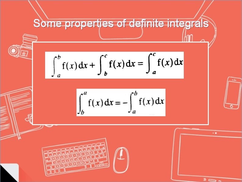 Some properties of definite integrals 