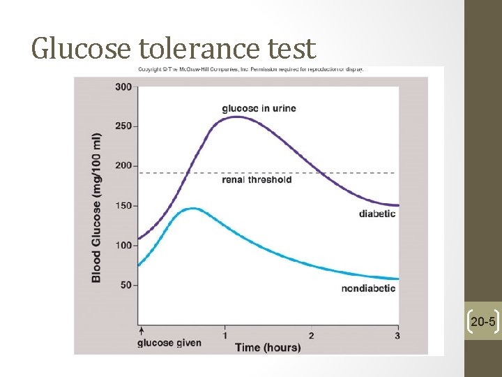 Glucose tolerance test 20 -5 