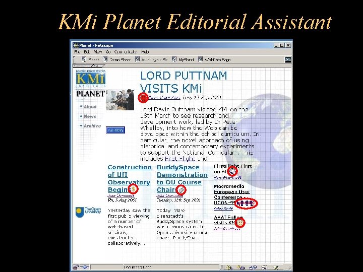 KMi Planet Editorial Assistant 