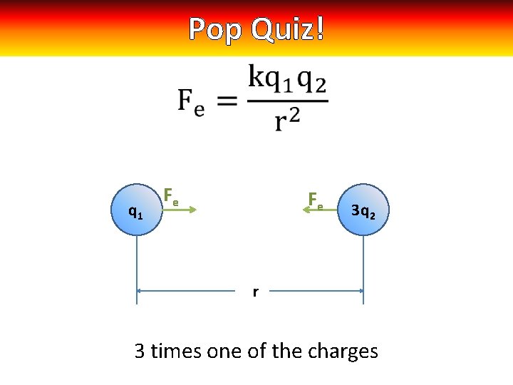 Pop Quiz! q 1 Fe Fe 3 q 3 q 22 r 3 times