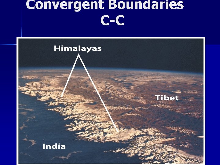 Convergent Boundaries C-C 