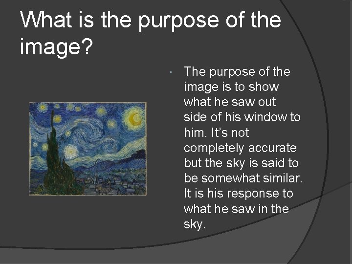 What is the purpose of the image? The purpose of the image is to