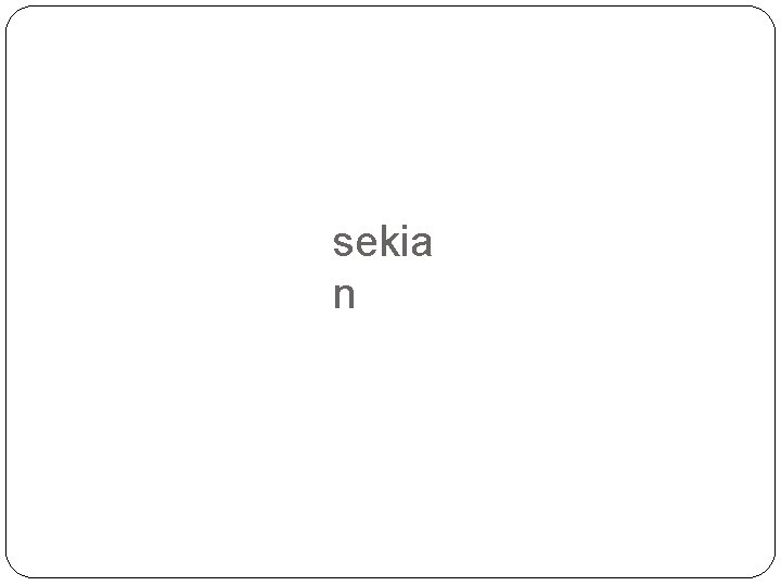 sekia n 