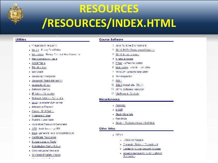 RESOURCES /RESOURCES/INDEX. HTML 