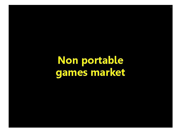 8 Non portable games market 
