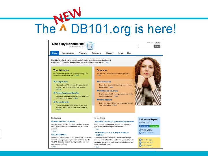 W E N The DB 101. org is here! 